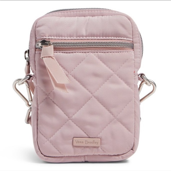 Vera Bradley Handbags - Vera Bradley Women’s Performance Twill RFID Crossbody Bag Dover Mauve Purse